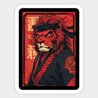 Kimono Lion Sticker